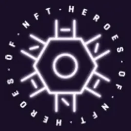 Heroes of NFT brand logo for heroesofnft.com