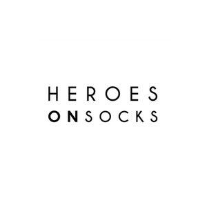 Heroes on Socks brand logo for heroes-onsocks.com