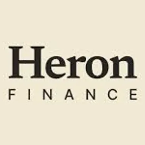 Heron Finance brand logo for heronfinance.com