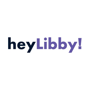 Hey Libby brand logo for heylibby.ai