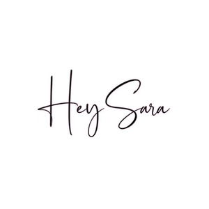 Hey Sara brand logo for heysara.com
