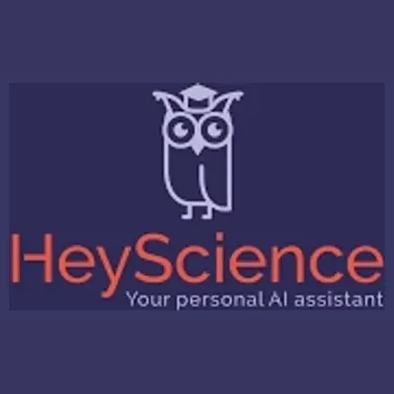 Hey Science brand logo for heyscience.ai