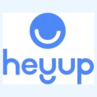 Hey Up Now brand logo for heyupnow.com