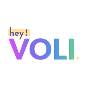 Hey Voli brand logo for heyvoli.com