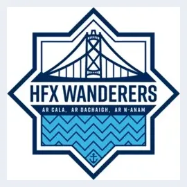 HFX Wanderers FC brand logo for hfxwanderersfc.canpl.ca