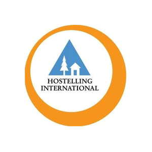 HI Hostels brand logo for hihostels.com