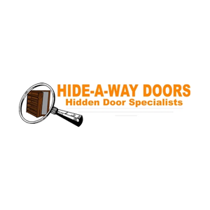 Hideaway Doors brand logo for hideawaydoors.com