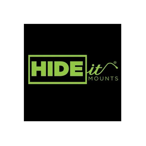 HIDEit Mounts brand logo for hideitmounts.com