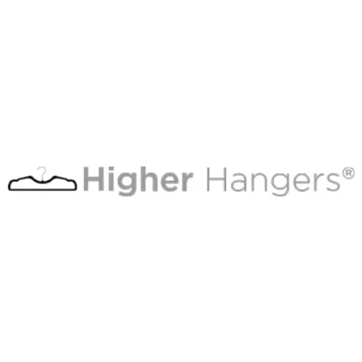 Higher Hangers brand logo for higherhangers.com