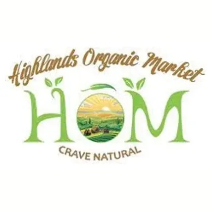 Highlands Organic Market brand logo for highlandsorganicmarket.com
