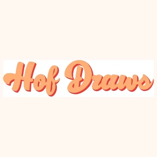 hofdraws brand logo for hofdraws.com