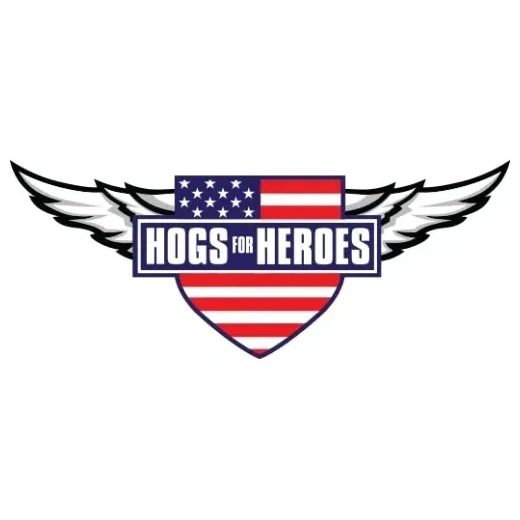 Hogs for Heroes WI brand logo for hogsforheroeswi.org