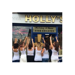 Holly's Beauty Parlour brand logo for hollysbeautyparlour.co.uk