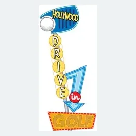 Hollywood Drive-In Golf brand logo for hollywooddriveingolf.com