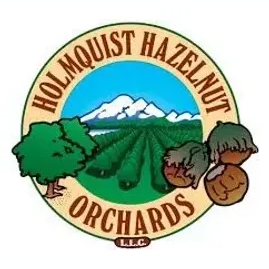 Holmquist Hazelnuts brand logo for holmquisthazelnuts.com