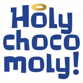 Holy Chocomoly brand logo for holychocomoly.com