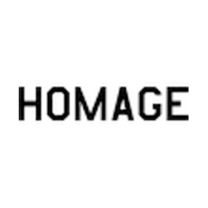 Homage brand logo for homage.com