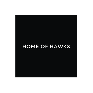 Home of Hawks brand logo for homeofhawks.com