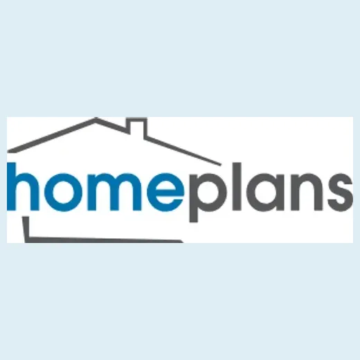 Home Plans brand logo for homeplans.com