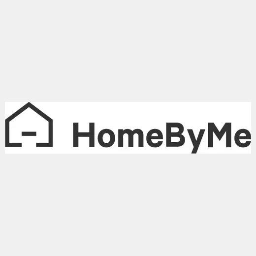 HomeByMe brand logo for home.by.me