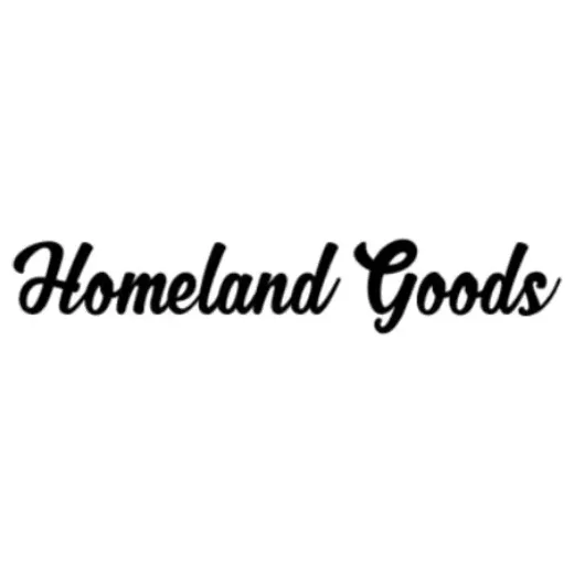 Homeland Goods brand logo for homelandgoods.com