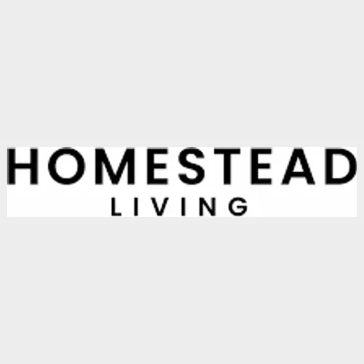Homestead Living brand logo for homesteadliving.com