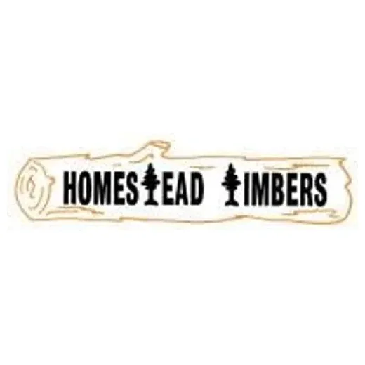 Homestead Timbers brand logo for homesteadtimbers.com