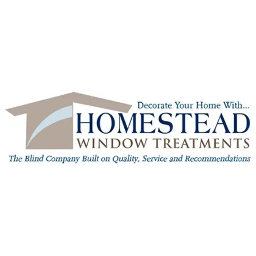 Homestead Window Treatments brand logo for homesteadwindowtreatments.com