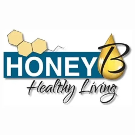 Honey B Healthy Living brand logo for honeybhealthyliving.com
