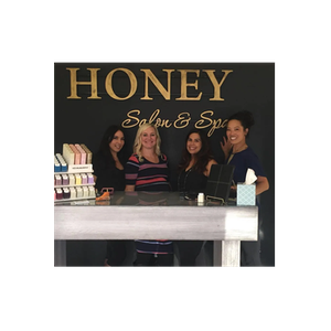 Honey Salon and Spa brand logo for honeysalonandspa.com