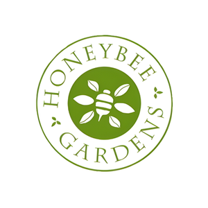 Honeybee Gardens brand logo for honeybeegardens.com