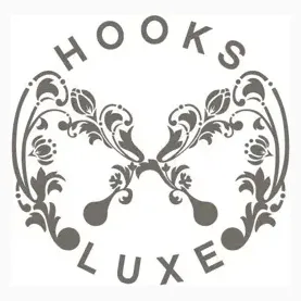 Hooks and Luxe brand logo for hooksandluxe.com