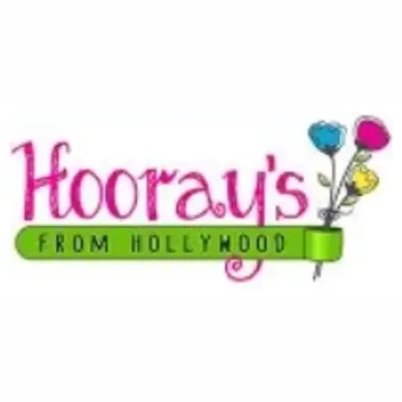Hoorays from Hollywood brand logo for hooraysfromhollywood.com