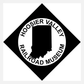 Hoosier Valley Railroad Museum brand logo for hoosiervalley.org