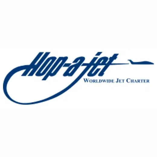 Hop A Jet brand logo for hopajetworldwide.com
