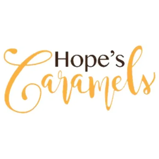 Hope's Caramels brand logo for hopescaramels.com