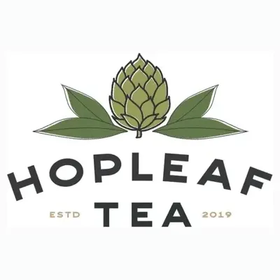 Hopleaf Tea Co. brand logo for hopleafteaco.com