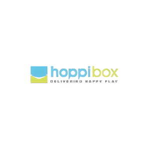 Hoppi Box brand logo for hoppibox.com