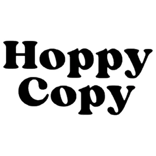 Hoppy Copy brand logo for hoppycopy.co