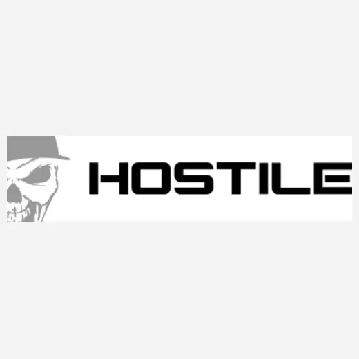 Hostile Wheels brand logo for hostilewheels.com