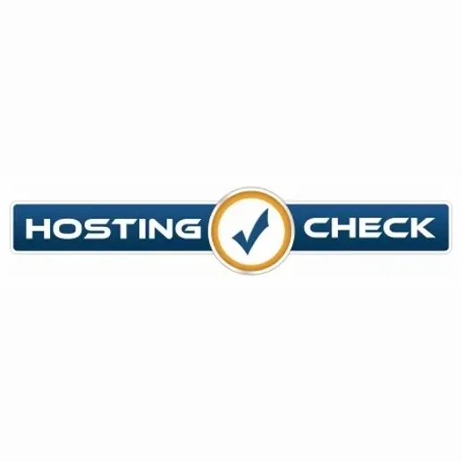 Hosting Check brand logo for hostingcheck.com