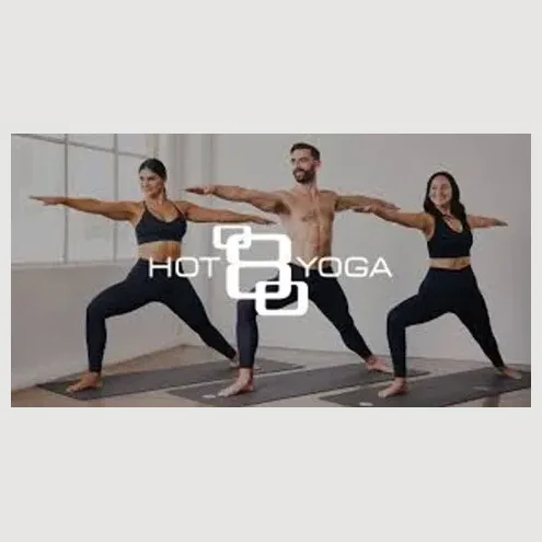 Hot 8 Yoga brand logo for hot8yoga.com