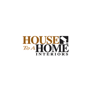 House to a Home Interiors brand logo for housetoahomeinteriors.com