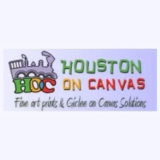 Houston On Canvas brand logo for houstononcanvas.com
