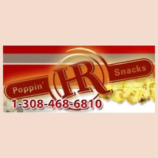 HR Poppin' Snacks brand logo for hrpoppinsnacks.com