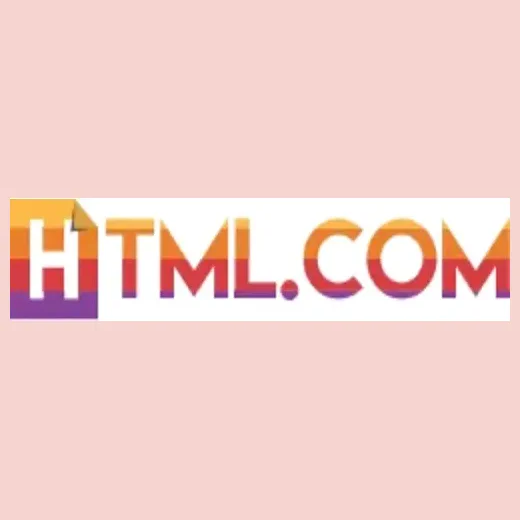HTML brand logo for html.com