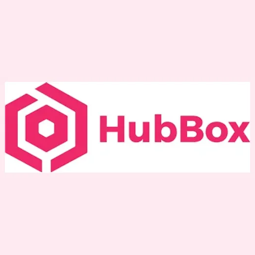Hub Box brand logo for hub-box.com