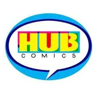Hub Comics brand logo for hubcomics.com