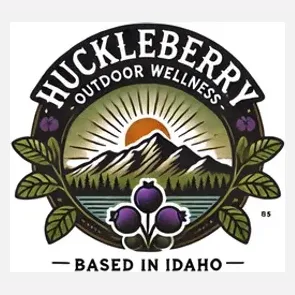 huckleberryoutdoorwellness brand logo for huckleberryoutdoorwellness.com