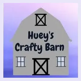 hueyscraftybarn brand logo for hueyscraftybarn.com